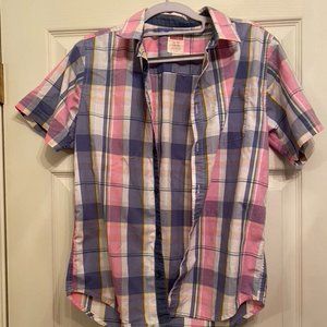 Boys' Wrangler plaid shirt